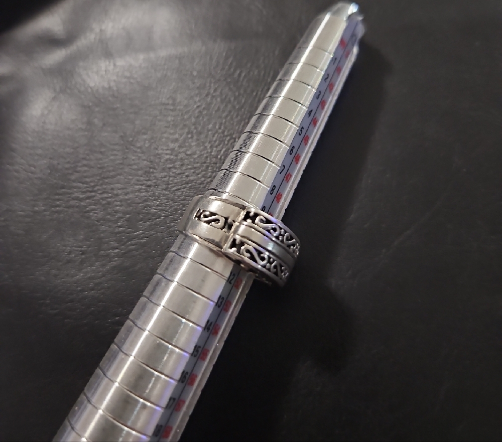 Solid 925 Ring S Pattern - Picture 12 of 12